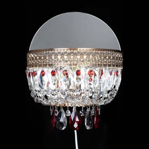 Бра Венеция красная в Саратове Гусь Хрустальный