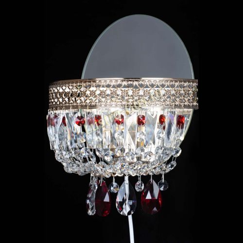 Бра Венеция красная в Саратове Гусь Хрустальный