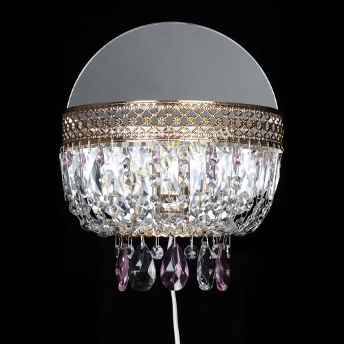 Бра Венеция розовая в Саратове Гусь Хрустальный