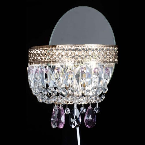 Бра Венеция розовая в Саратове Гусь Хрустальный