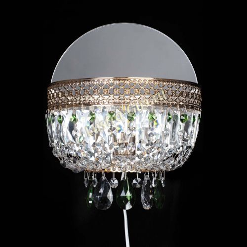 Бра Венеция зеленая в Саратове Гусь Хрустальный