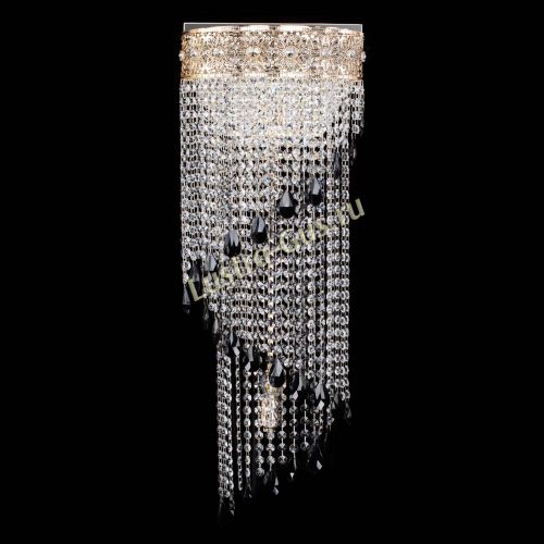 Бра Восток каскад №2 черная в Саратове Гусь Хрустальный