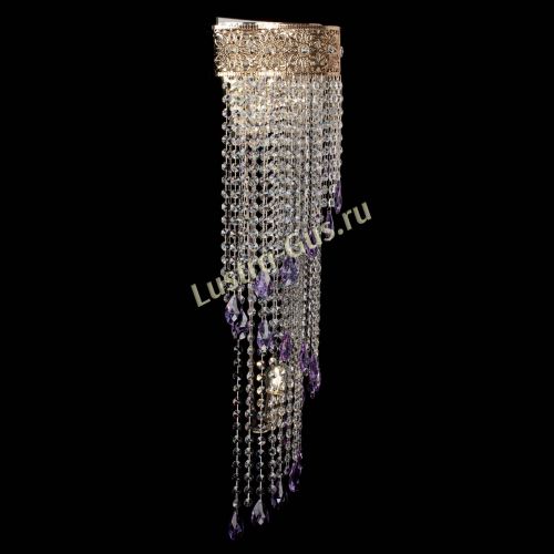 Бра Восток каскад №2 фиолетовая в Саратове Гусь Хрустальный