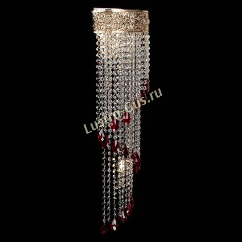 Бра Восток каскад №2 красная в Саратове Гусь Хрустальный