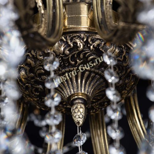 Люстра бронзовая Афина №1 баден в Саратове Гусь Хрустальный