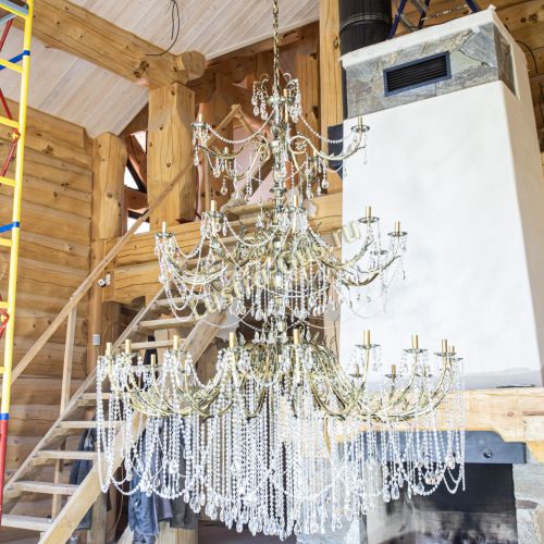 Люстра бронзовая Афина №35 в Саратове Гусь Хрустальный