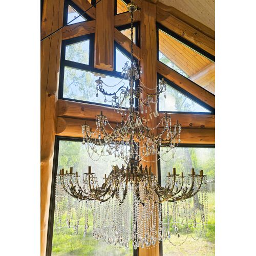 Люстра бронзовая Афина №35 в Саратове Гусь Хрустальный