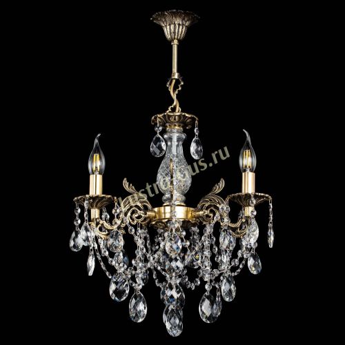 Люстра бронзовая Алфея №3/1 Баден в Саратове Гусь Хрустальный