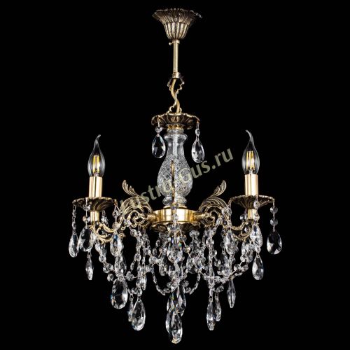 Люстра бронзовая Алфея №3/1 Журавлик в Саратове Гусь Хрустальный