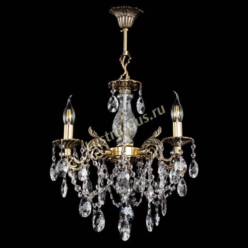 Люстра бронзовая Алфея №3/1 Звездочка в Саратове Гусь Хрустальный