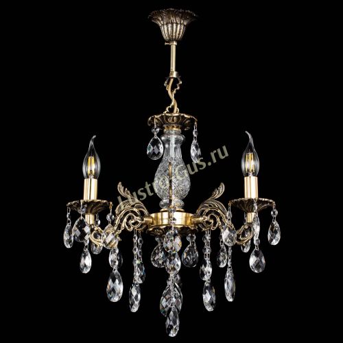 Люстра бронзовая Алфея №3/2 Баден в Саратове Гусь Хрустальный