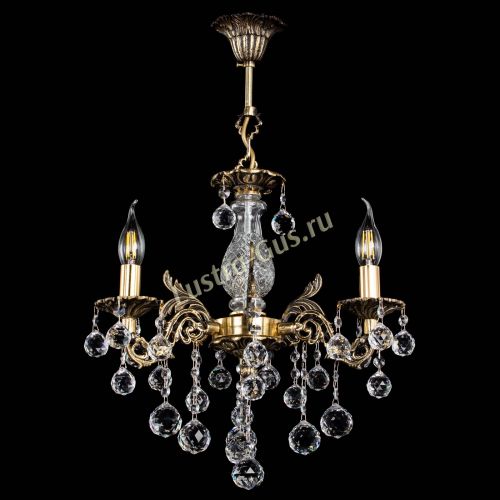 Люстра бронзовая Алфея №3/2 Шар в Саратове Гусь Хрустальный