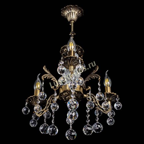 Люстра бронзовая Алфея №3/2 Шар в Саратове Гусь Хрустальный
