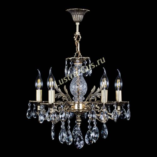 Люстра бронзовая Алфея №5/1 Баден в Саратове Гусь Хрустальный