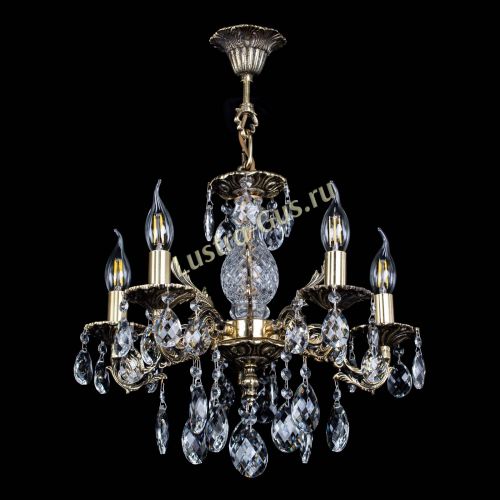 Люстра бронзовая Алфея №5/1 Баден в Саратове Гусь Хрустальный