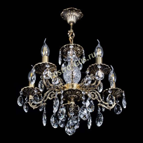 Люстра бронзовая Алфея №5/1 Баден в Саратове Гусь Хрустальный