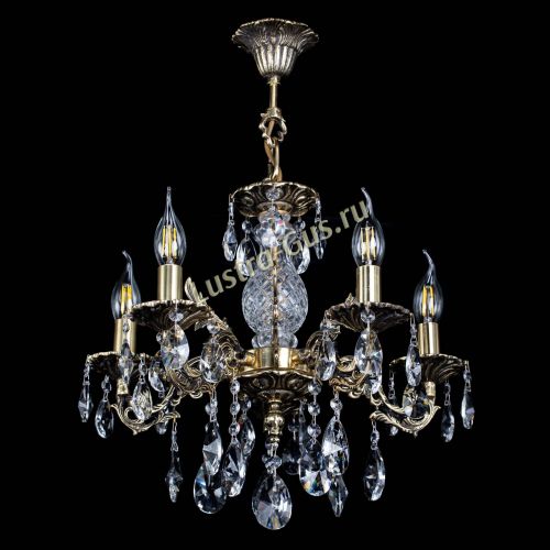 Люстра бронзовая Алфея №5/1 Лучик в Саратове Гусь Хрустальный