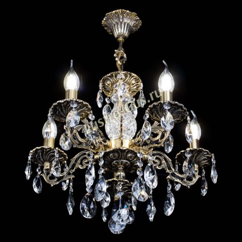 Люстра бронзовая Алфея №5/1 Лучик в Саратове Гусь Хрустальный