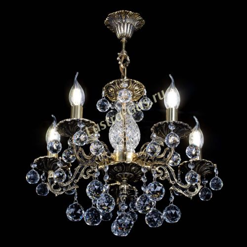 Люстра бронзовая Алфея №5/1 Шар в Саратове Гусь Хрустальный