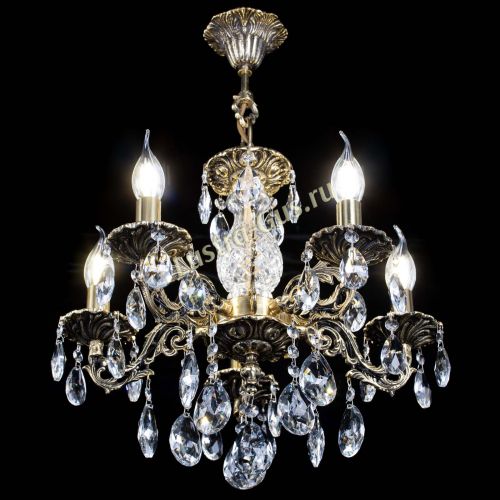 Люстра бронзовая Алфея №5/1 Журавлик в Саратове Гусь Хрустальный