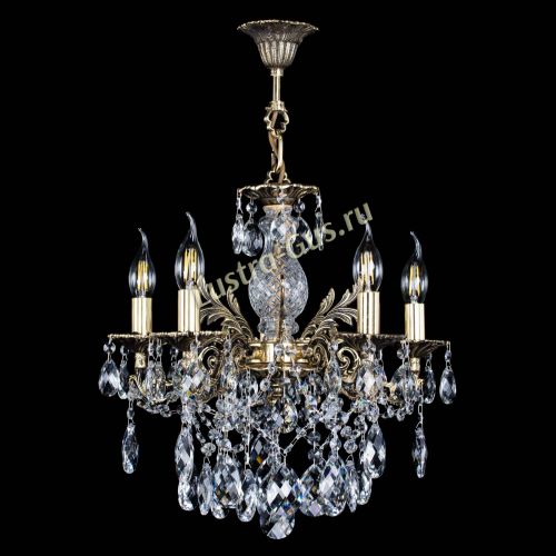 Люстра бронзовая Алфея №5/3 Баден в Саратове Гусь Хрустальный