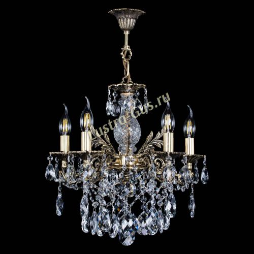 Люстра бронзовая Алфея №5/3 Баден в Саратове Гусь Хрустальный