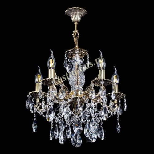 Люстра бронзовая Алфея №5/3 Лучик в Саратове Гусь Хрустальный