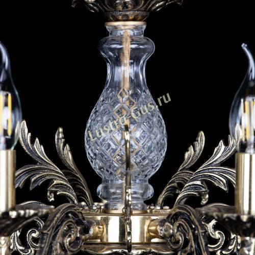 Люстра бронзовая Алфея №5/3 Шар в Саратове Гусь Хрустальный