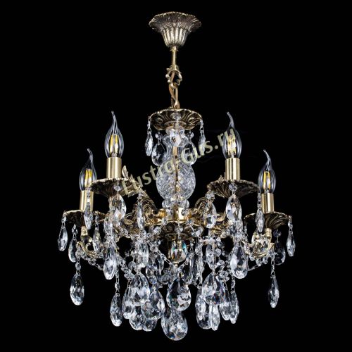 Люстра бронзовая Алфея №5/3 Журавлик в Саратове Гусь Хрустальный