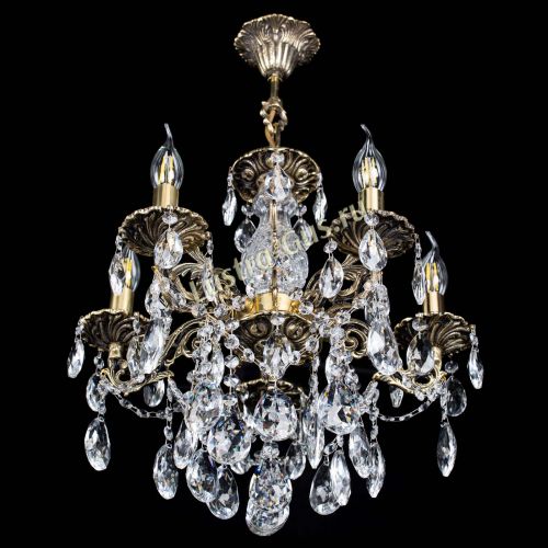 Люстра бронзовая Алфея №5/3 Журавлик в Саратове Гусь Хрустальный