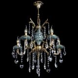 Люстра бронзовая Алфея №5 "Малахит" баден в Саратове