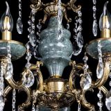 Люстра бронзовая Алфея №5 "Малахит" баден в Саратове