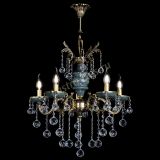 Люстра бронзовая Алфея №5 "Малахит" шар в Саратове