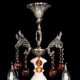 Люстра бронзовая Алфея №6 с камнем шар чайная в Саратове