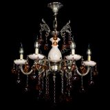 Люстра бронзовая Алфея №6 с камнем шар чайная в Саратове