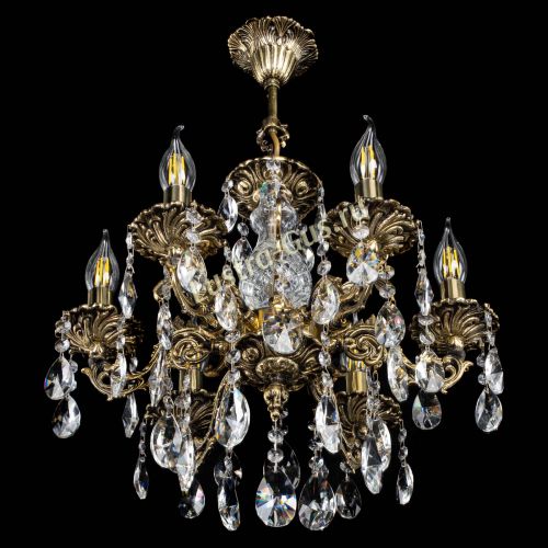 Люстра бронзовая Алфея №6/1 Лучик в Саратове Гусь Хрустальный