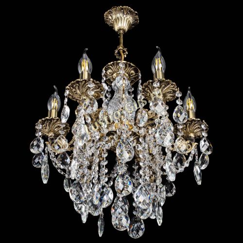 Люстра бронзовая Алфея №6/3 Баден в Саратове Гусь Хрустальный