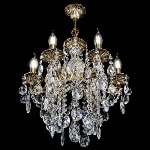 Люстра бронзовая Алфея №6/3 Баден в Саратове Гусь Хрустальный