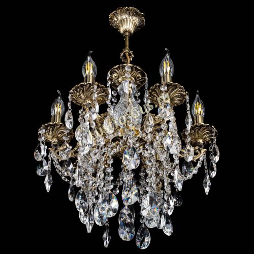 Люстра бронзовая Алфея №6/3 Лучик в Саратове Гусь Хрустальный