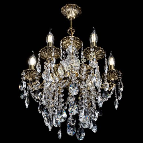 Люстра бронзовая Алфея №6/3 Лучик в Саратове Гусь Хрустальный