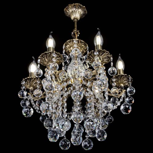 Люстра бронзовая Алфея №6/3 Шар в Саратове Гусь Хрустальный