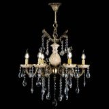 Люстра бронзовая Алфея №6 с камнем шар в Саратове