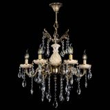 Люстра бронзовая Алфея №6 с камнем шар в Саратове