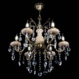 Люстра Алфея №6 с камнем журавлик в Саратове