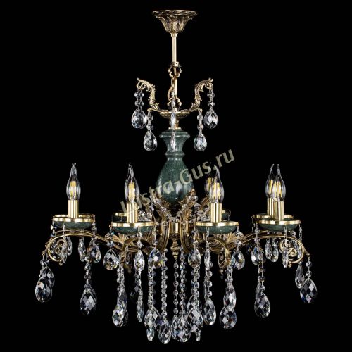 Люстра бронзовая Алфея Малахит №8 баден в Саратове Люстра бронзовая Алфея Малахит №8 баден в Саратове