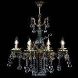 Люстра бронзовая Алфея Малахит №8 шар в Саратове Люстра бронзовая Алфея Малахит №8 шар в Саратове