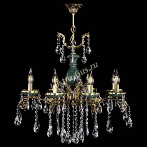 Люстра бронзовая Алфея Малахит №8 журавлик в Саратове Люстра бронзовая Алфея Малахит №8 журавлик в Саратове