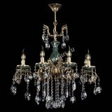 Люстра бронзовая Алфея Малахит №8 звездочка в Саратове Люстра бронзовая Алфея Малахит №8 звездочка в Саратове