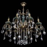 Люстра бронзовая Алфея Малахит №8 звездочка в Саратове Люстра бронзовая Алфея Малахит №8 звездочка в Саратове