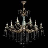 Люстра бронзовая Алфея Малахит №12 шар черная в Саратове Люстра бронзовая Алфея Малахит №12 шар черная в Саратове